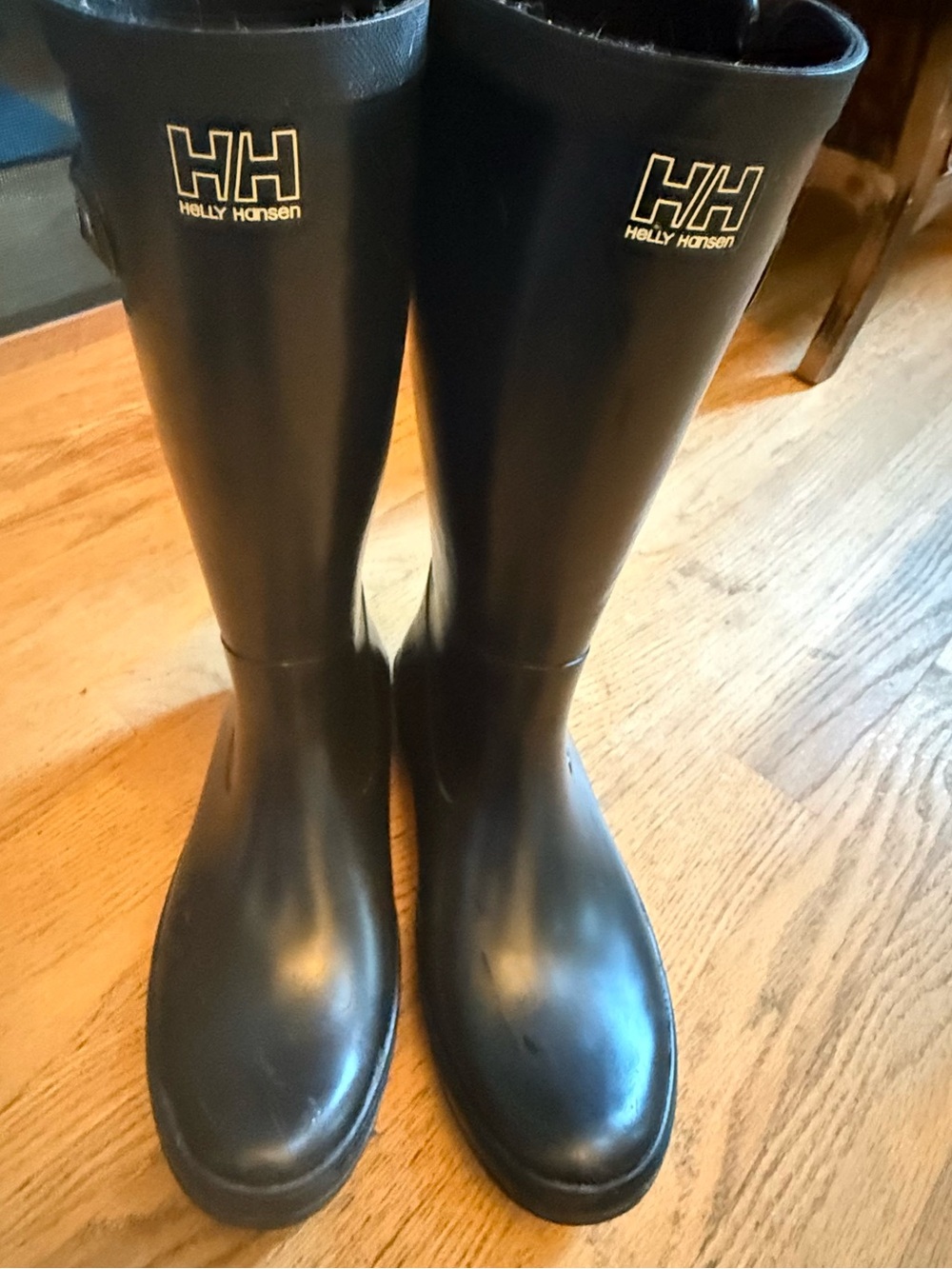 Helly Hansen Veierland 2 Tall Black Rain Boots Women’s 10 Waterproof